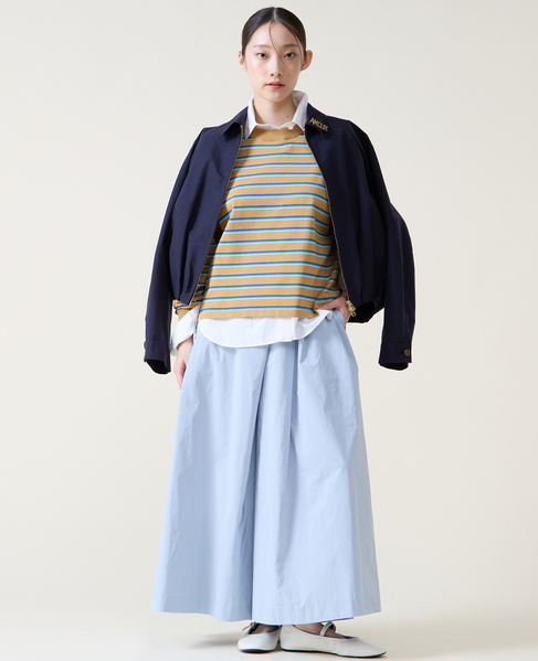 マルチボーダーニット 詳細画像 キャメル 8