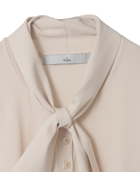 リボンタイニット 詳細画像 ライトベージュ 3