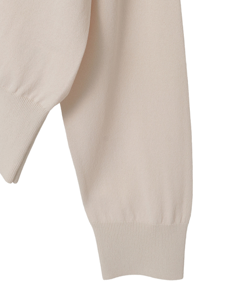 リボンタイニット 詳細画像 ライトベージュ 4