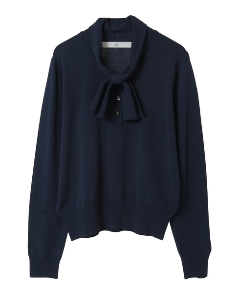 リボンタイニット 詳細画像 ネイビー 16