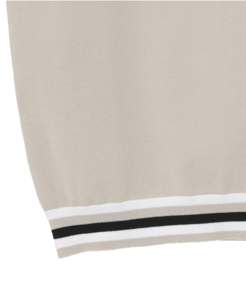 トリプルラインスリーブレスニット 詳細画像 ベージュ 8