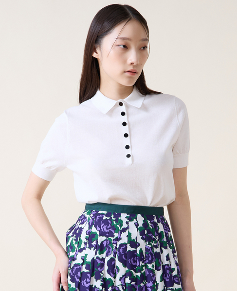 ポロニットプルオーバー 詳細画像 ホワイト 2