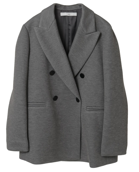 ピークドラペルジャケット 詳細画像 杢グレー 6