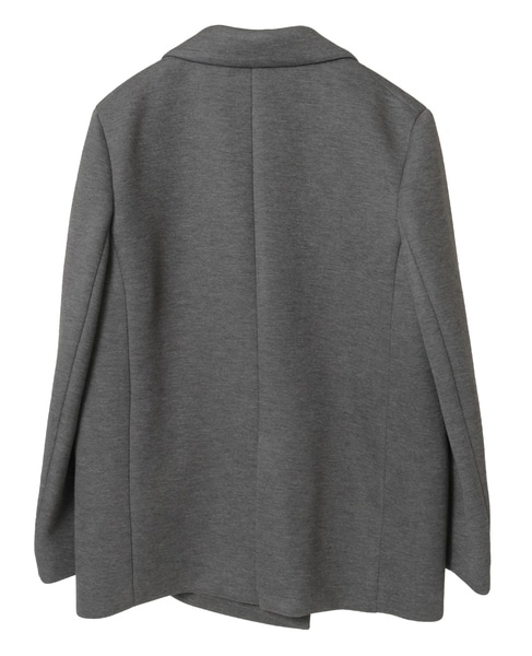ピークドラペルジャケット 詳細画像 杢グレー 7