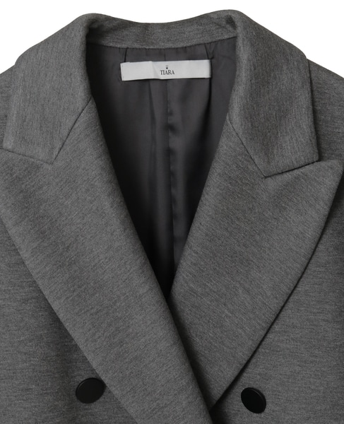 ピークドラペルジャケット 詳細画像 杢グレー 8