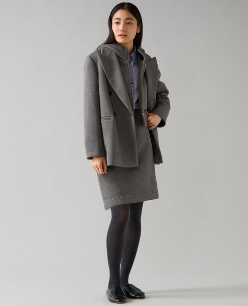 ミニタイトスカート 詳細画像 杢グレー 8