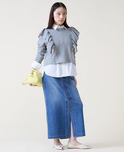 フリルスウェット 詳細画像 杢グレー 10