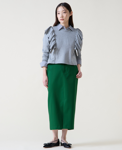 フリルスウェット 詳細画像 杢グレー 14