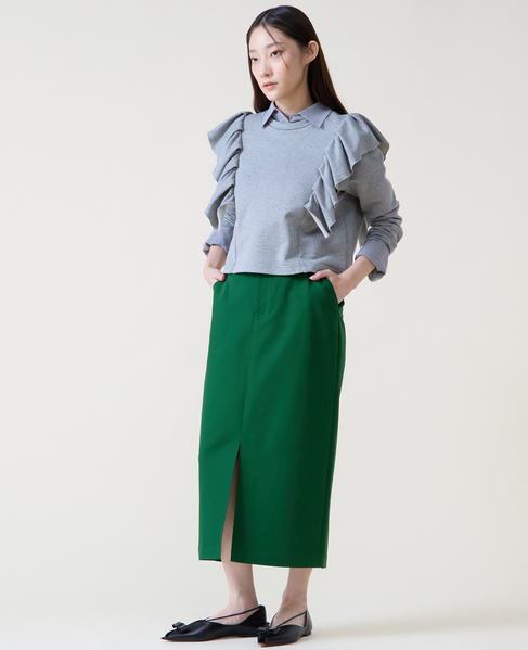 フリルスウェット 詳細画像 杢グレー 15