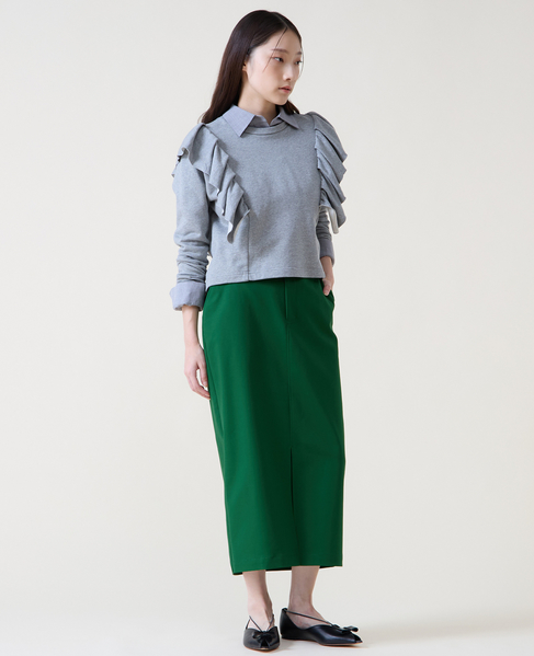 フリルスウェット 詳細画像 杢グレー 17