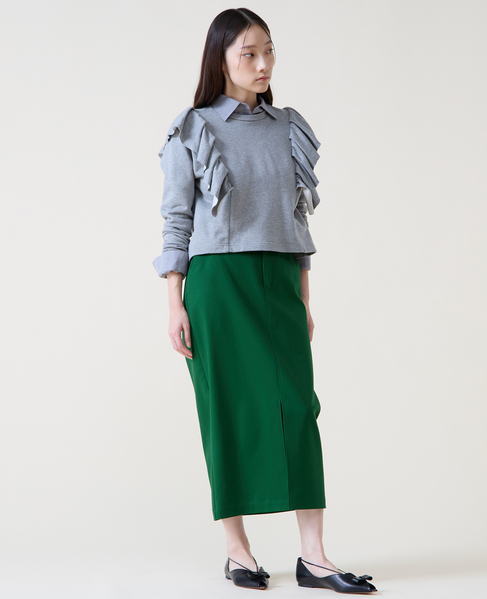 フリルスウェット 詳細画像 杢グレー 18