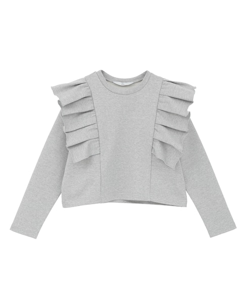 フリルスウェット 詳細画像 杢グレー 19