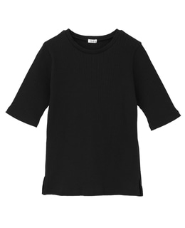 コンパクトリブトップス