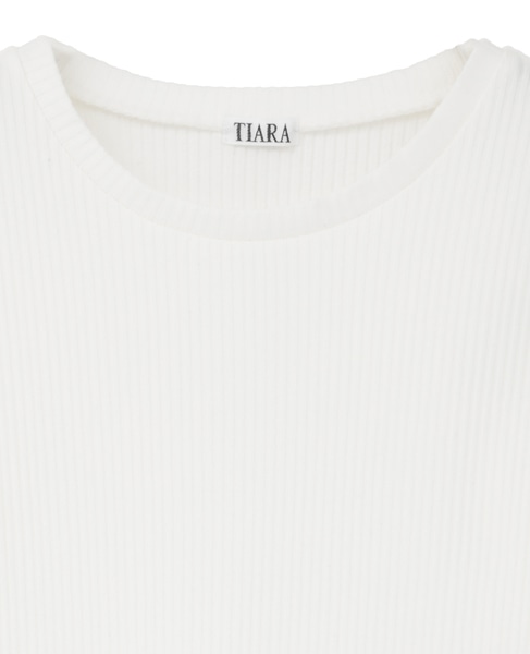 コンパクトリブトップス 詳細画像 ホワイト 3