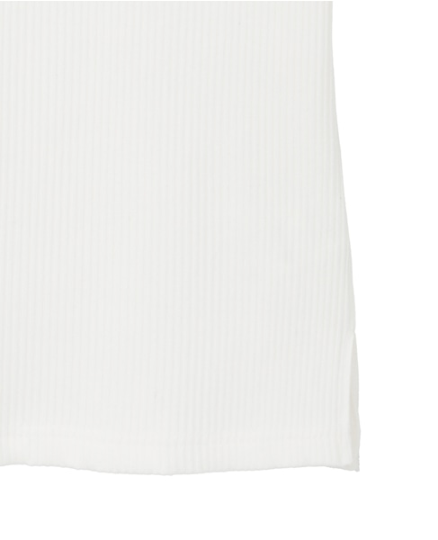 コンパクトリブトップス 詳細画像 ホワイト 5