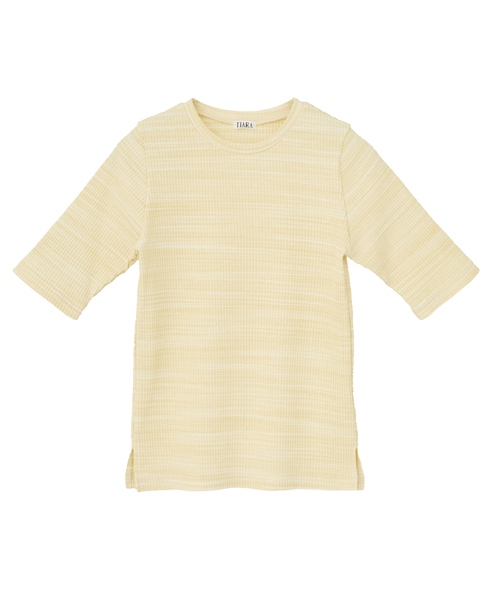 コンパクトリブトップス 詳細画像 イエロー 4