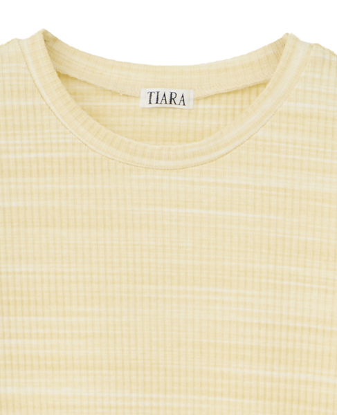 コンパクトリブトップス 詳細画像 イエロー 6