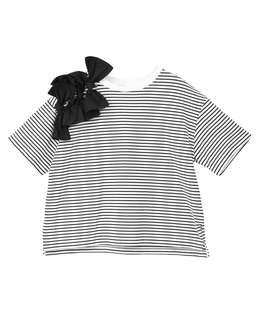 ショルダーリボンTシャツ