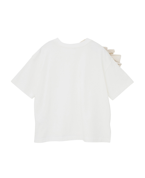 ショルダーリボンTシャツ 詳細画像 ホワイト 10