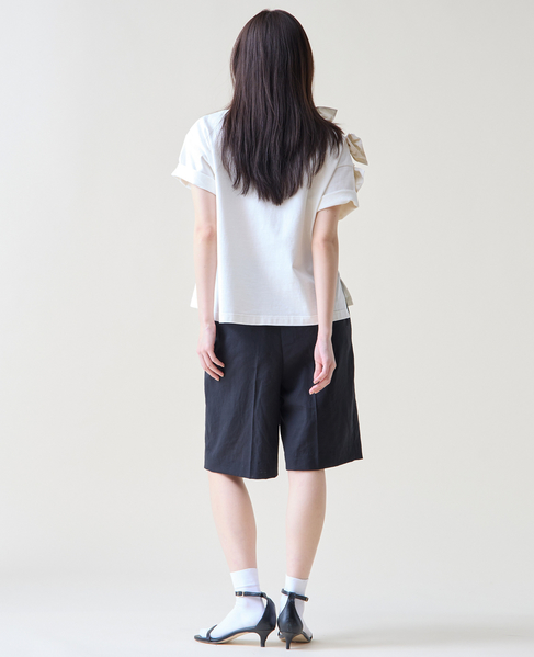 ショルダーリボンTシャツ 詳細画像 ホワイト 6