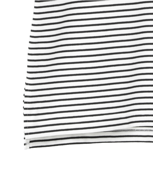 ショルダーリボンTシャツ 詳細画像 ホワイト×ブラック 5