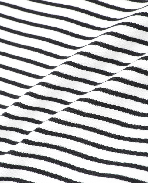 ショルダーリボンTシャツ 詳細画像 ホワイト×ブラック 6