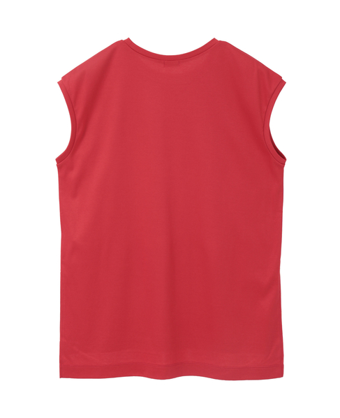 コットンノースリーブプルオーバー 詳細画像 レッド 2