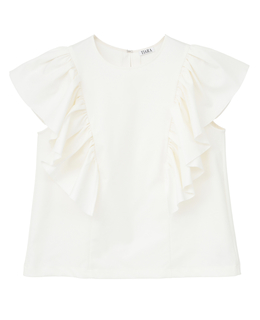 フリルスリーブトップス