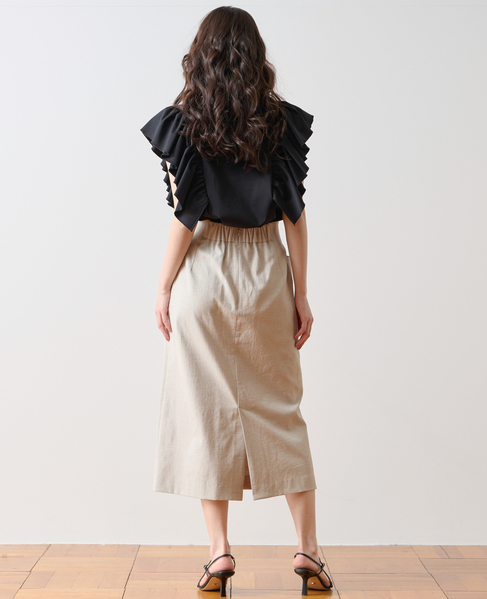 フリルスリーブトップス 詳細画像 ブラック 3