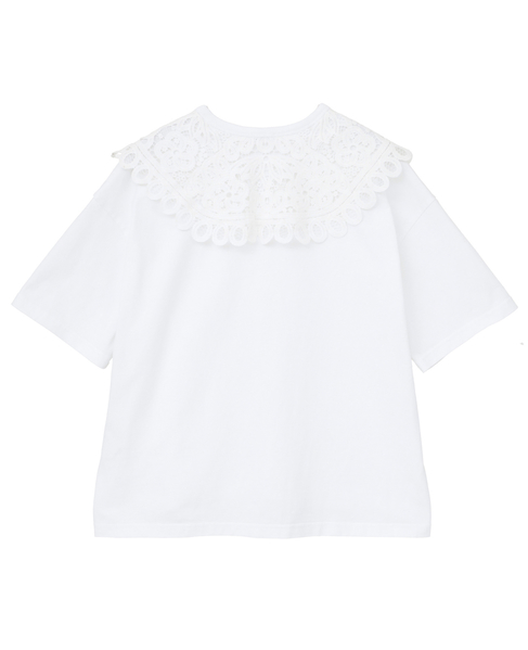 レースカラーTシャツ 詳細画像 ホワイト 7