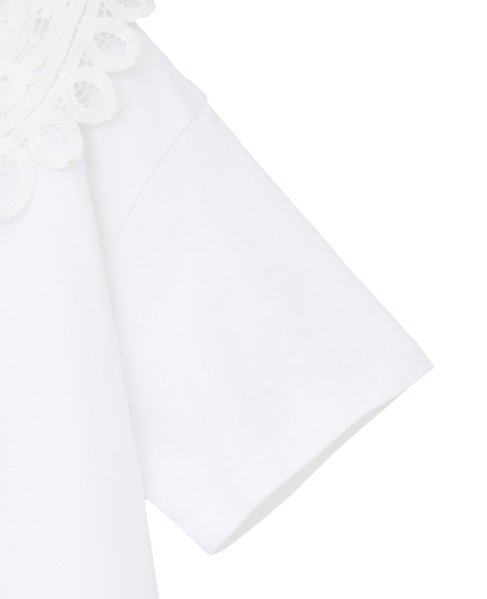 レースカラーTシャツ 詳細画像 ホワイト 9