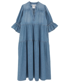 【HEALTHY DENIM/ヘルシーデニム】デニムワンピース（Papaya）