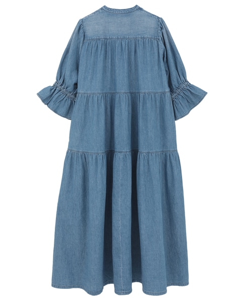 【HEALTHY DENIM/ヘルシーデニム】デニムワンピース（Papaya） 詳細画像 ブルー 2