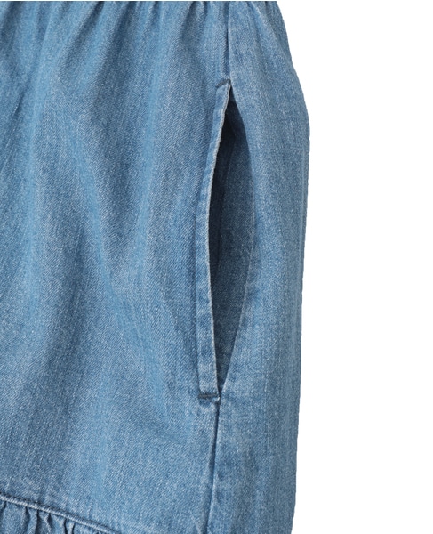【HEALTHY DENIM/ヘルシーデニム】デニムワンピース（Papaya） 詳細画像 ブルー 6