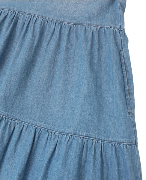 【HEALTHY DENIM/ヘルシーデニム】デニムワンピース（Papaya） 詳細画像 ブルー 7