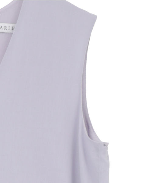 【MARIHA/マリハ】夏の月影のドレスノースリーブ 詳細画像 ライラック 4