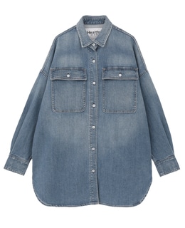 【HEALTHY DENIM/ヘルシーデニム】デニムシャツ（Almond）