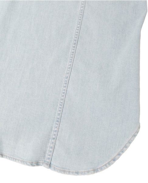 【HEALTHY DENIM/ヘルシーデニム】デニムシャツ（Almond） 詳細画像 ライトブルー 8