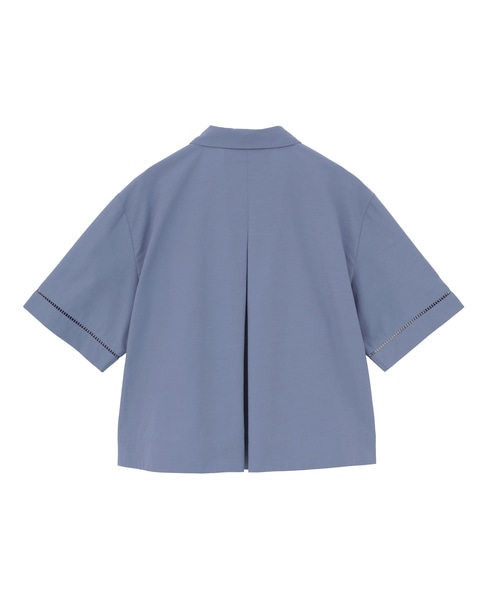 【MARILYN MOON/マリリンムーン】フロントフリルブラウス（4261-137） 詳細画像 ブルー 2