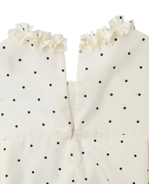 【MARILYN MOON/マリリンムーン】ブラウス（4261-142） 詳細画像 アイボリー×ブラック 6