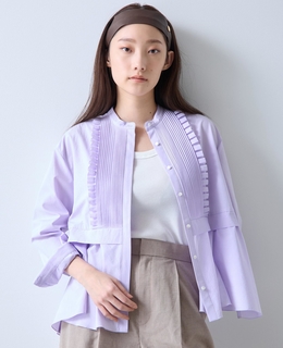 《別注》【MARILYN MOON/マリリンムーン】フロントフリルブラウス