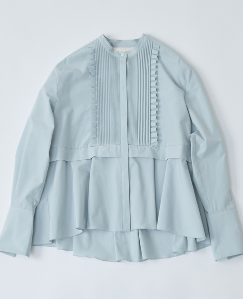 《別注》【MARILYN MOON/マリリンムーン】フロントフリルブラウス 詳細画像 ミント 1