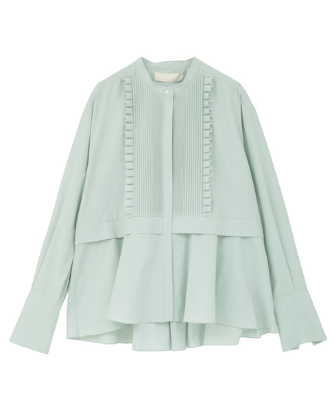《別注》【MARILYN MOON/マリリンムーン】フロントフリルブラウス 詳細画像 ミント 2