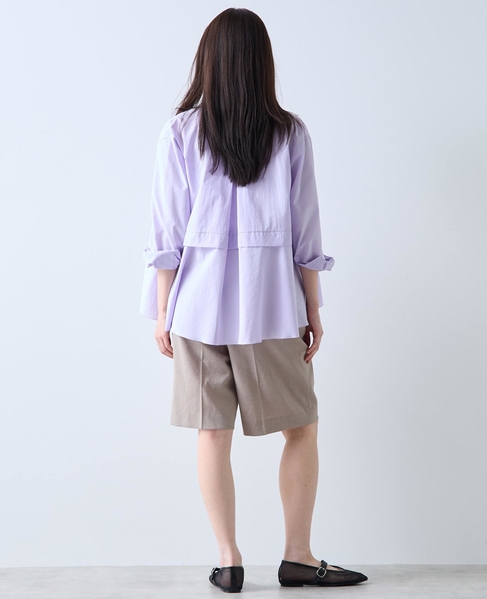 《別注》【MARILYN MOON/マリリンムーン】フロントフリルブラウス 詳細画像 【EC限定】ライラック 5