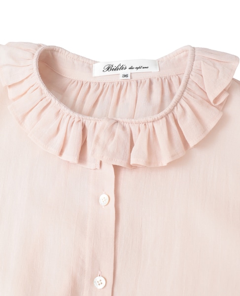【Bilitis dix-sept ans/ビリティス・ディセッタン】Parisiennen Blouse 詳細画像 ピンク 3