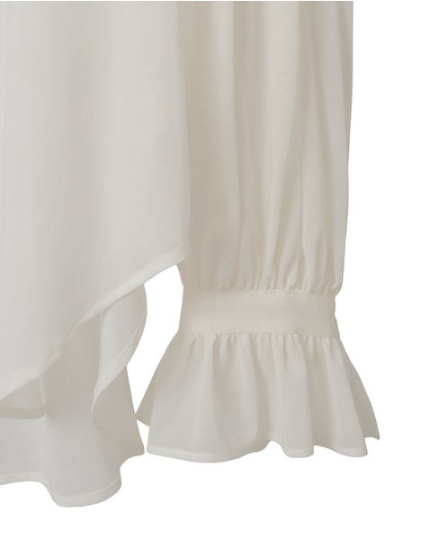 【Bilitis dix-sept ans/ビリティス・ディセッタン】Voile Relax Blouse 詳細画像 ホワイト 4