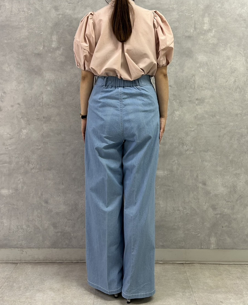 《別注カラーあり》【MARILYN MOON/マリリンムーン】フロントフリルブラウス（4262-160） 詳細画像 ピンク 4