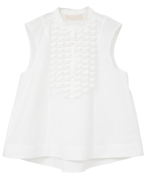 【MARILYN MOON/マリリンムーン】フロントフリルブラウス（4262-159） 詳細画像 ホワイト 1