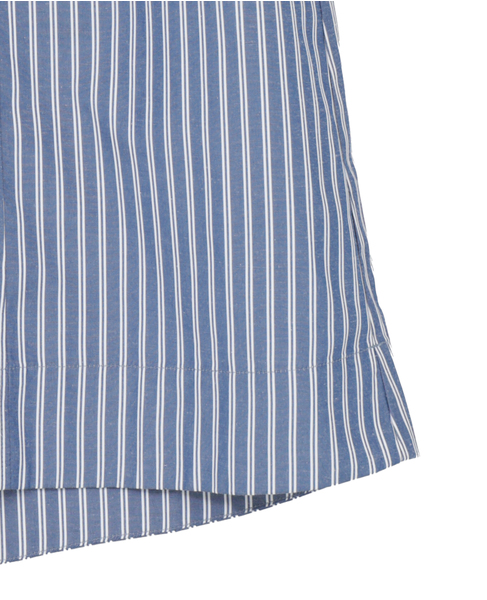 【MARILYN MOON/マリリンムーン】フロントフリルブラウス（4262-159） 詳細画像 ネイビー&times;ホワイト 5