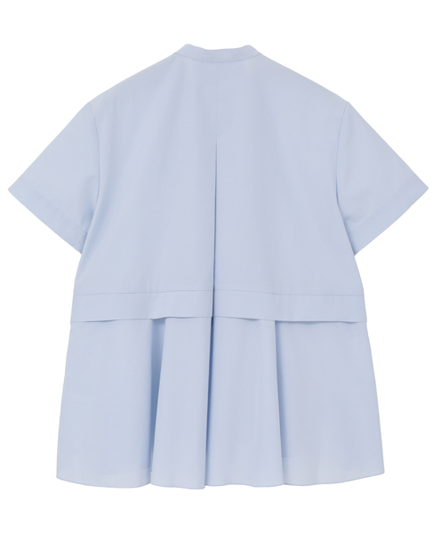 【MARILYN MOON/マリリンムーン】フロントフリルブラウス（4262-168） 詳細画像 サックス 2